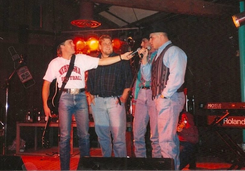 Country singer Doug Supernaw, Lance Lundberg, Brook Berringer & Kevin Raemakers