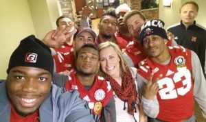 zimmer and student-athletes