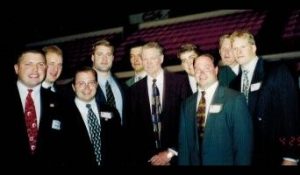 Schmadeke twins and Tom Osborne