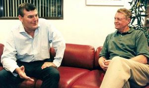 Mike Babcock and Tom Osborne