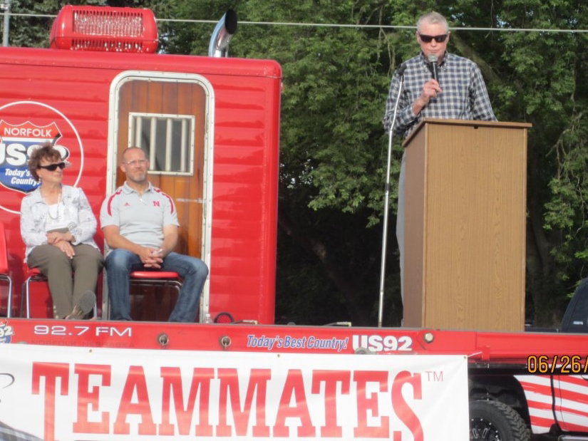 Tom Osborne and TeamMates