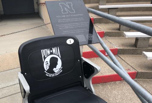 Chair and plaque