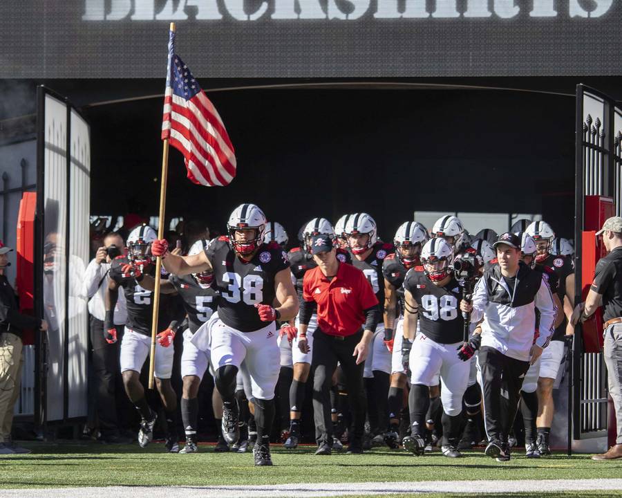 Damian Jackson leads the Tunnel Walk