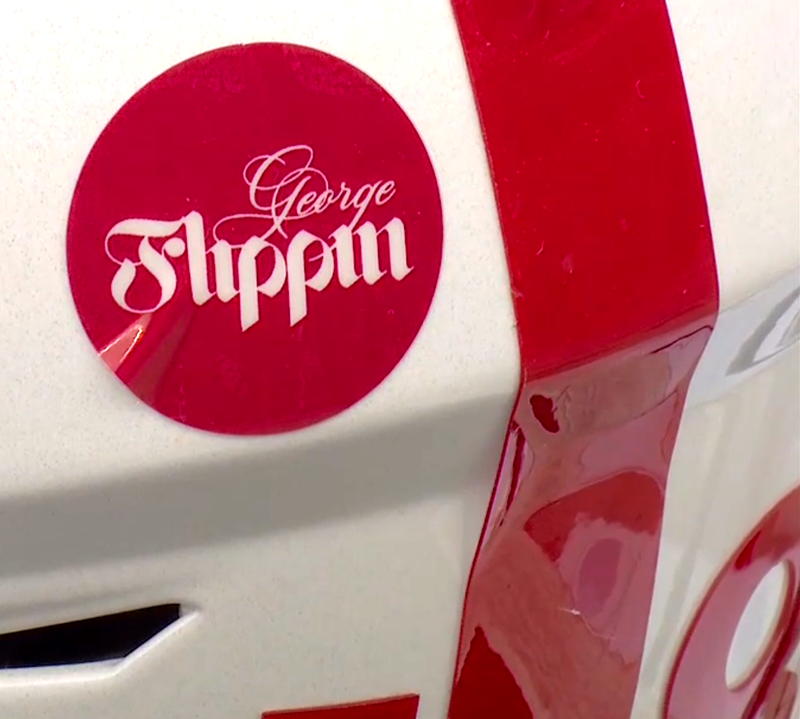 George Flippin sticker