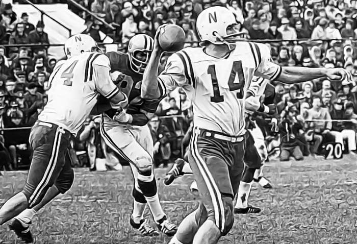 Bob Netwon and Jerry Tagge