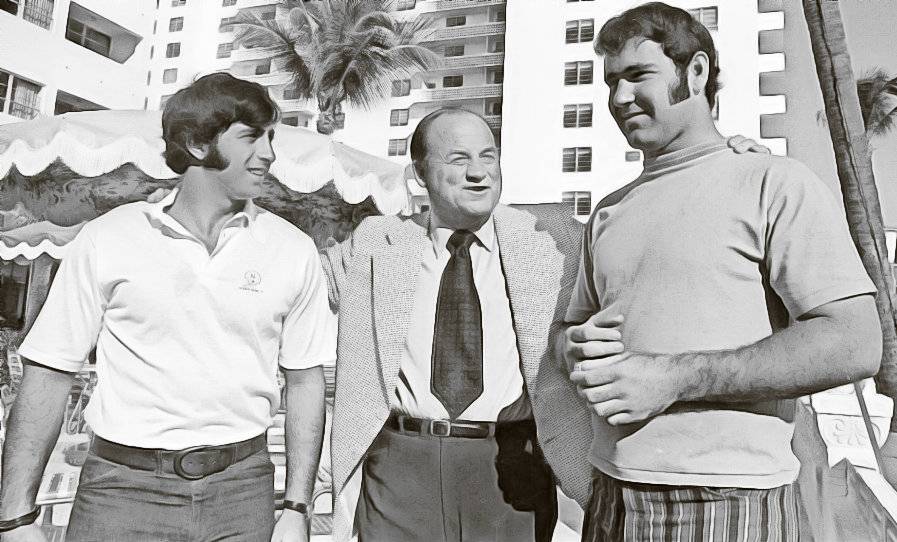 Dave Morock, Bob Devaney and Jerry Murtaugh