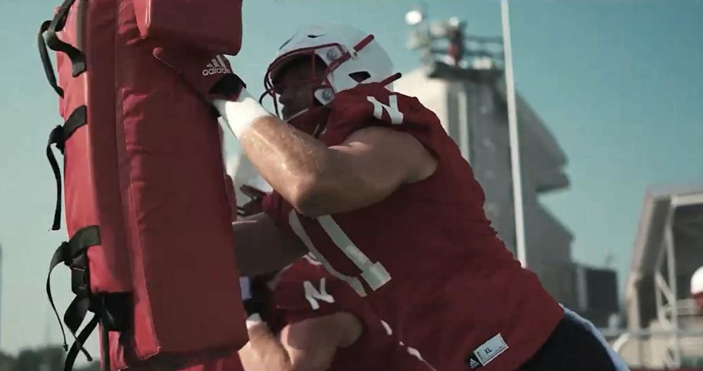 Austin Allen blocking sled